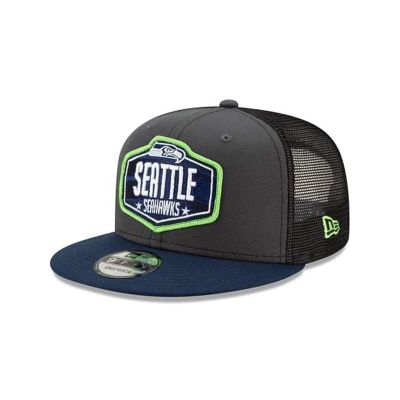 Sapca New Era Seattle Seahawks NFL NFL Draft 9FIFTY Snapback - Gri